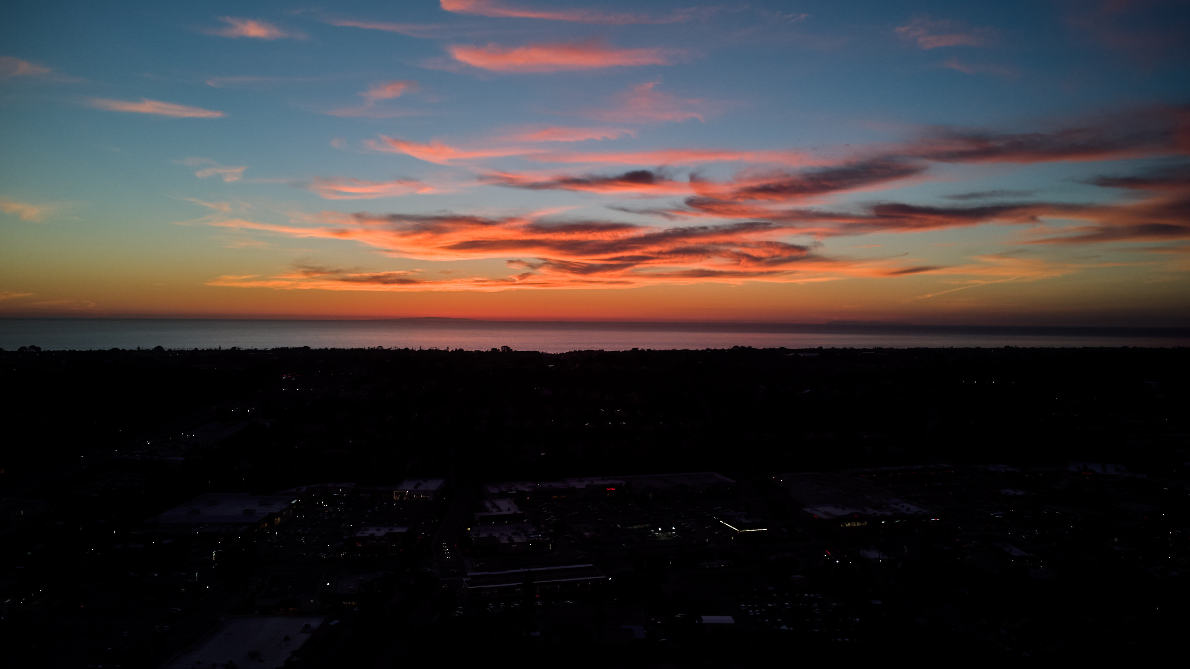 Pretty Clouds at Encinitas Sunset